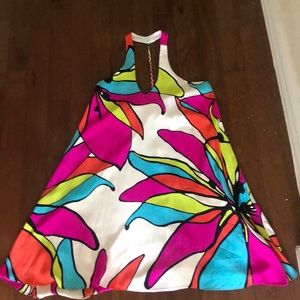 Silk floral sundress